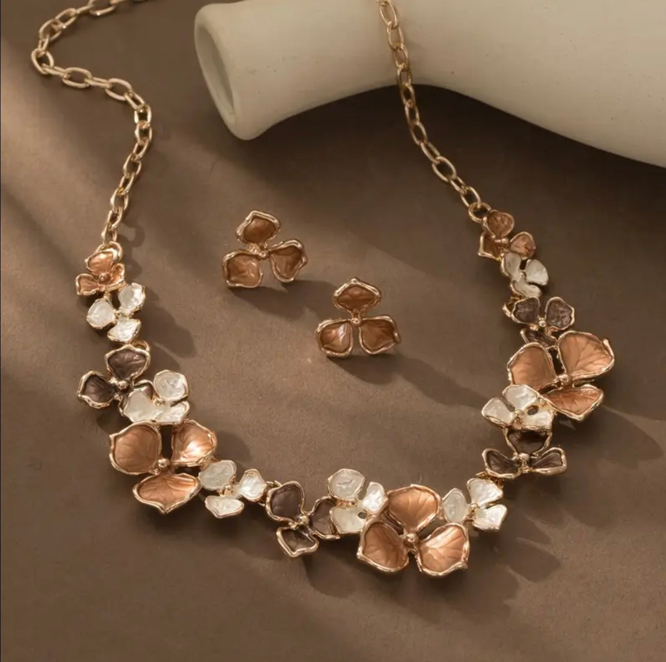 Сет колие и обици Blossom Elegance